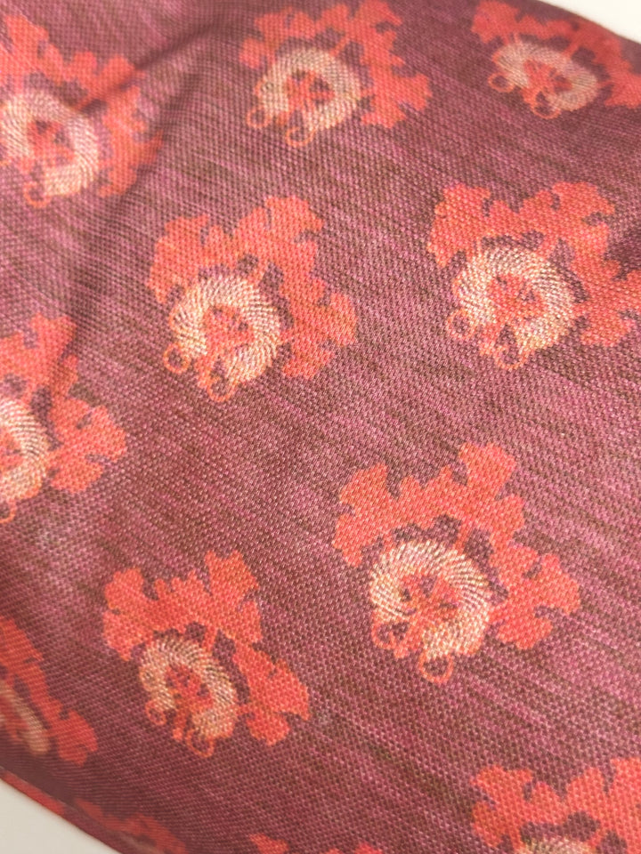 Jonquils Pillow in Cerise with Pink Welt