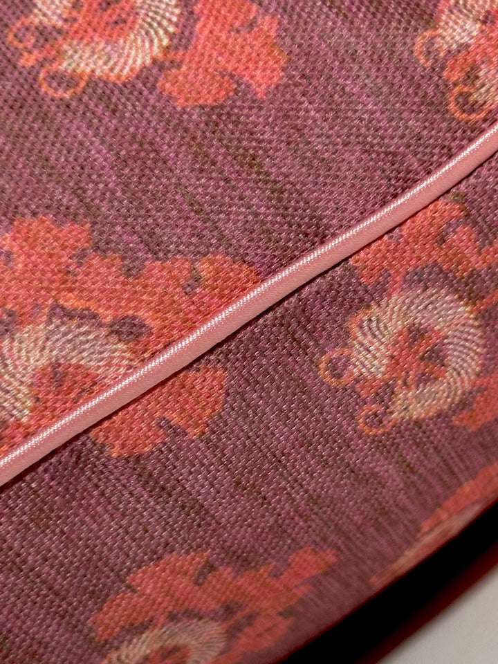Jonquils Pillow in Cerise with Pink Welt