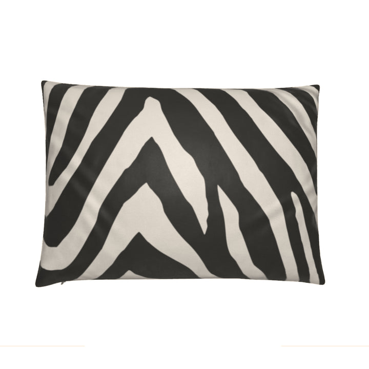 Zebra Pillow in Onyx