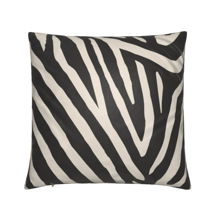 Zebra Pillow in Onyx