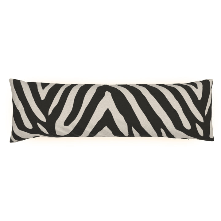 Zebra Pillow in Onyx