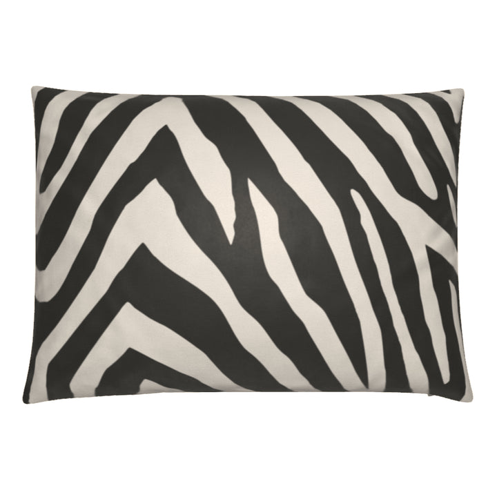 Zebra Pillow in Onyx