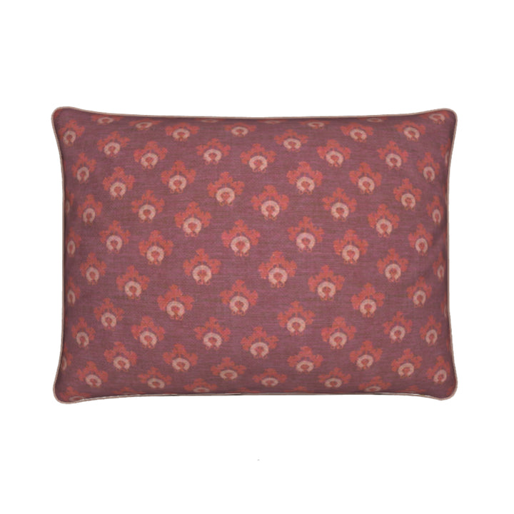 Jonquils Pillow in Cerise with Pink Welt