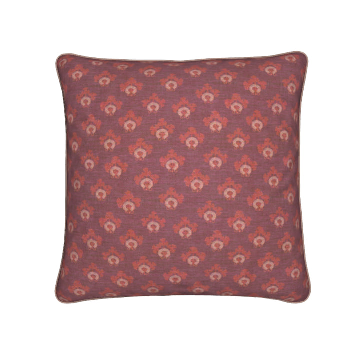 Jonquils Pillow in Cerise with Pink Welt